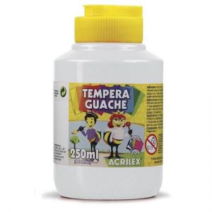 Tempera Guache 250ml. Branco 519 Acrilex