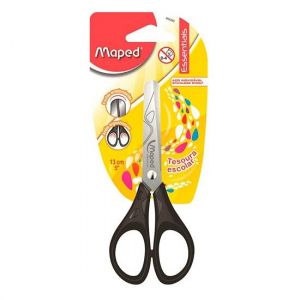 Tesoura Escolar Essentials Preta 13cm. 464260 Maped