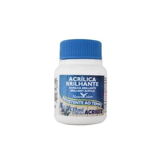 Tinta Acrílica 37ml. Brilhante Branco 519 Acrilex