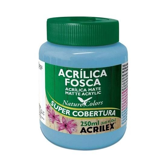 Tinta Acrílica Fosca 250ml. Azul Celeste 503 Acrilex