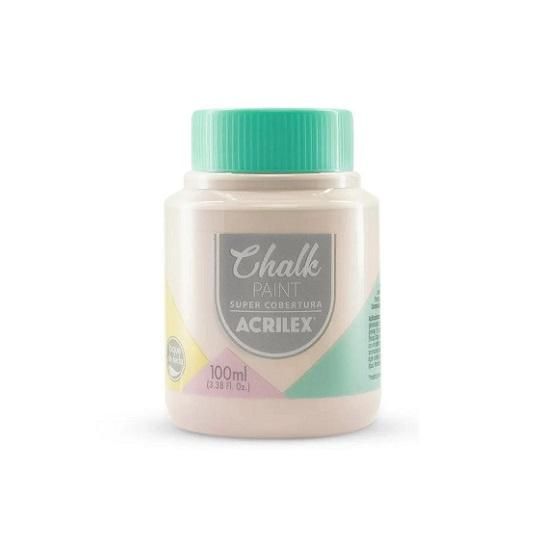 Tinta Chalk Paint Areia Rosada 859 100ml. Acrilex