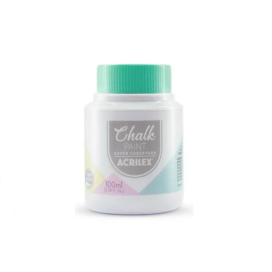 Tinta Chalk Paint Branco 519 100ml. Acrilex