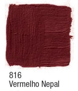 Tinta Chalk Paint Vermelho Nepal 816 100ml. Acrilex