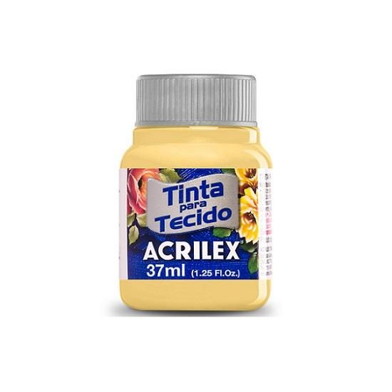 Tinta Para Tecido 37ml. Amarelo Canário 589 Acrilex