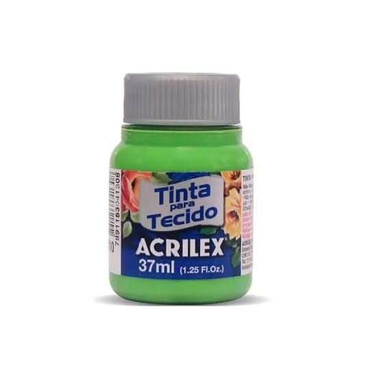 Tinta Para Tecido 37ml. Verde Folha 510 Acrilex