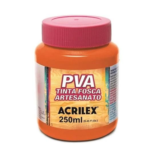 Tinta PVA 250ml. Laranja 517 Acrilex