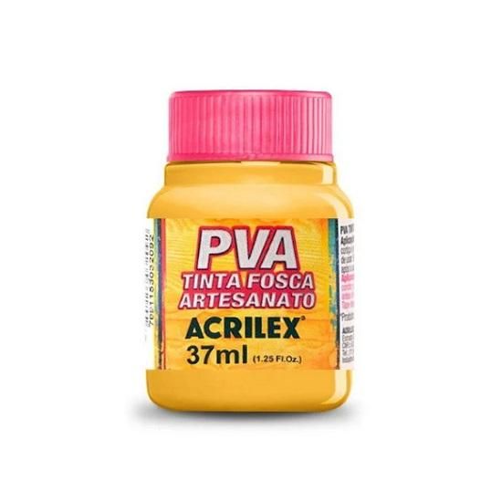 Tinta PVA 37ml. Amarelo Ouro 505 Acrilex