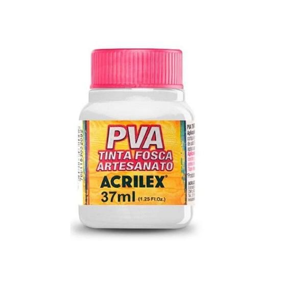 Tinta PVA 37ml. Branco 519 Acrilex