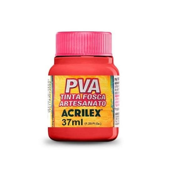 Tinta PVA 37ml. Vermelho Fogo 541 Acrilex