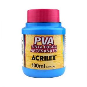 Tinta PVA Azul Celeste 503 100ml. Acrilex