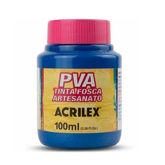 Tinta PVA Azul Marinho 535 100ml. Acrilex