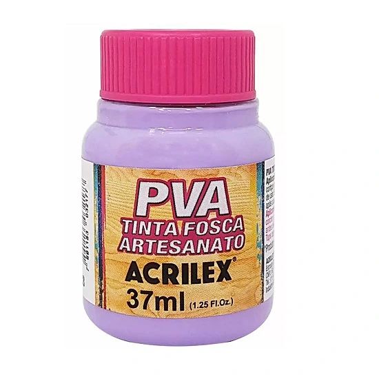 Tinta PVA Lilás 528 37ml. Acrilex