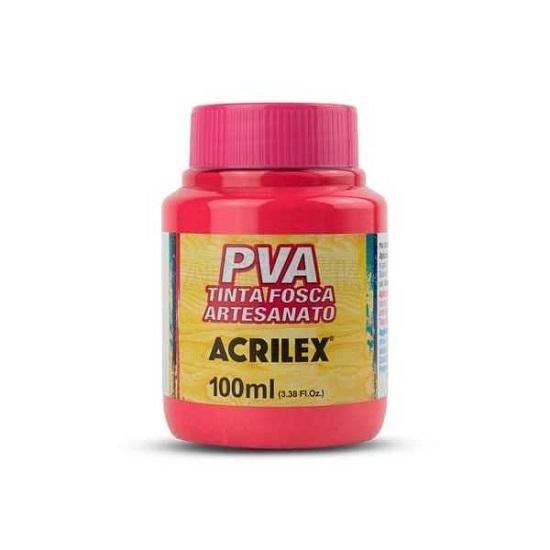 Tinta PVA Rosa Escuro 542 100ml. Acrilex