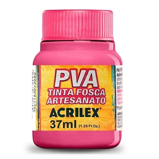 Tinta PVA Rosa Escuro 542 37ml. Acrilex