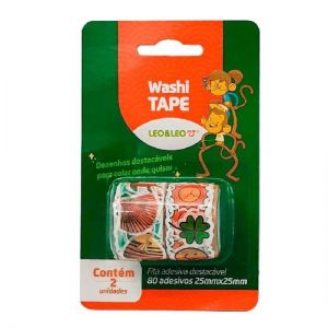 Washi Tape Adesivos Com 2 Rolos 79812 Leo & Leo