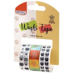 Washi Tape Pet WT0111 BRW