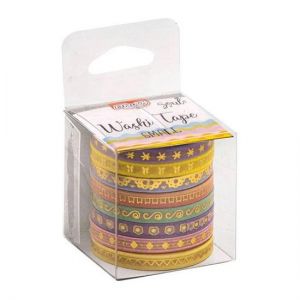 Washi Tape Small 5mmx3M Com 8 Rolos WT0902 BRW